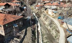 İskilip Beyoğlan köyü deresinin  ıslah çalışması tamamlandı