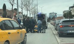 Yaya kadına ticari taksi çarptı