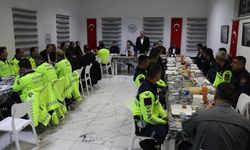 Kaymakam Tok ve Başkan Arslan,  polis ve jandarmayla iftarda buluştu