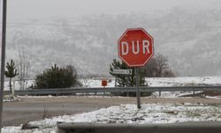 Çorum'a kış geri döndü!