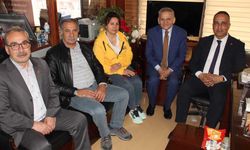 CHP İl Başkanı Solmaz ve arkadaşlarından ziyaret