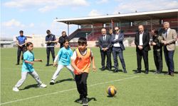 Alaca'da çocuklar oyun  şenliğinde buluştu