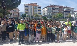 Kargı'da öğrencilere  trafik eğitimi verildi