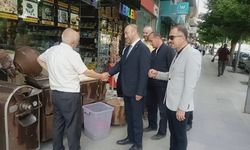 Yeniden Refah Partisi’nden  esnafa ziyareti