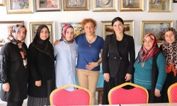 Boğazkale’deki kadınlara  Rölyef Kağıt Sanatı eğitimi