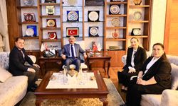 Vali Çalgan, Alevi-Bektaşi  Başkanlığı heyetini ağırladı