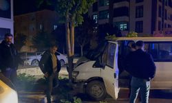 “Dur” ihtarına uymayan ehliyetsiz  sürücünün kullandığı araç  ağaca çarptı