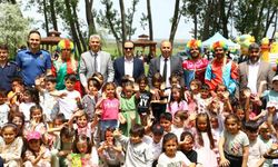 Alaca'da minik öğrenciler doyasıya eğlendi