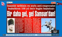 ÇORUM HABER’in  manşeti Halk TV’de