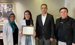 Tök’ten Elif Gül’e  teşekkür belgesi