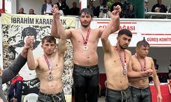 İskilipli pehlivanlardan 3 madalya