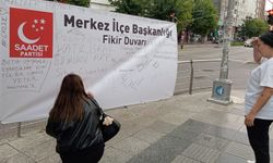 Saadet Partisi’nden fikir duvarı