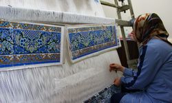 Çorumlu kadınlar ipeği sanata dönüştürüyor,  aile bütçesine katkı sağlıyor
