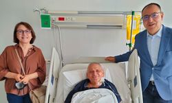 Vali Toprak ve eşinden “geçmiş olsun” ziyareti