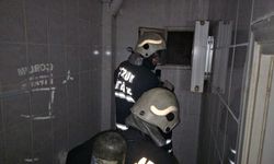 Havalandırma boşluğunda çıkan yangın korkuttu