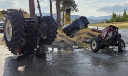 Laçin'de feci kaza: 5 yaralı