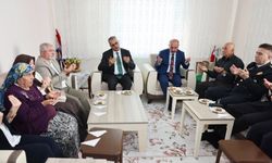 Protokol, şehit aileleri ve gazileri unutmadı
