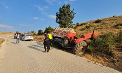 Acı kaza: Traktör sürücüsü öldü