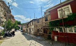Çorum'un bu tarihi sokaklarında cephe iyileştirme çalışması başladı