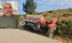 Acı kaza: Traktör sürücüsü öldü