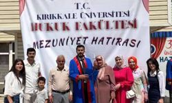 Çorumlu sağlıkçı Hukuk Fakültesi’nde derece yaptı