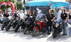 Kadın motosikletçiler festival için kolları sıvadı