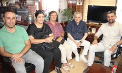 CHP Merkez İlçe Başkan Adayı Ali Çan’dan geçmiş olsun ziyareti