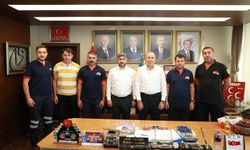 Arslan’dan kahraman  itfaiyecilere teşekkür