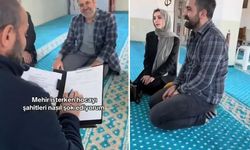 Gelinin mehir talebi imamı şaşırttı: Damat sen ne diyorsun bu işe?