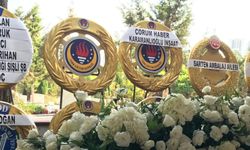 Selçuk Alagöz cenaze töreninde ÇORUM HABER çelengi
