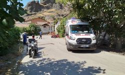 Elektrikli motosikletten düşen 71 yaşındaki şahıs...