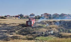 Çorum’da hastane yakınında yangın