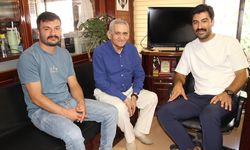 Feyyaz Velidedeoğlu ve Ferhat Arıcı’nın geçmiş olsun ziyaretleri