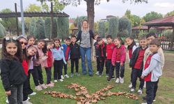 Öğrenciler “canlıların  evine gidiyor” etkinliğiyle  doğayla buluştu