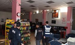 Çorum'da kafe, çay ocağı, oyun salonlarına baskın!