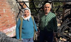 Yangın sonrası evsiz kaldılar!
