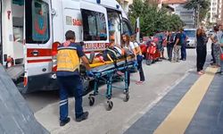 Ciple motosiklet çarpıştı! Motosiklet sürücüsü kadın yaralandı