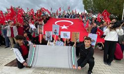 Osmancık’ta Gazze  için destek yürüyüşü