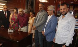 Yakup Alar pasta ile kutladı