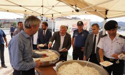 Sürücülere pirinç  pilavı ikram edildi