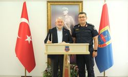 Aşgın, Komutan Ayvaz’ı  makamında ziyaret etti