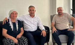 Tahtasız’dan Yiğitoğlu’na  geçmiş olsun ziyareti