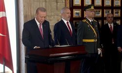 Ahlatcı, Cumhuriyet Bayramını Cumhurbaşkanı  Erdoğan ile Anıtkabir’de kutladı