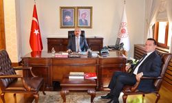 SGK İl Müdürü Mustafa  Göncü’den Vali Çalgan’a ziyaret