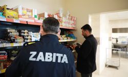Zabıta ekiplerinden okul  kantinlerine denetim