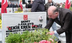 Şehitlik ziyaret edildi