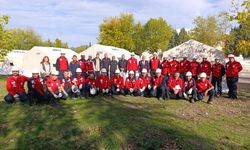 Osmancık'ta MEB Arama Kurtarma Ekibi AFAD akreditasyon sınavına girdi