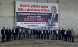 Esnaftan Başkan Aşgın'a teşekkür