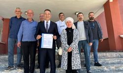 CHP Kargı İlçe Başkanı  Çelik mazbatasını aldı
