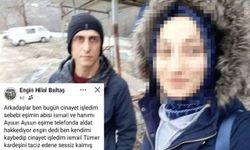 Önce eşini öldürdü, sonra sosyal medyadan itiraf etti!